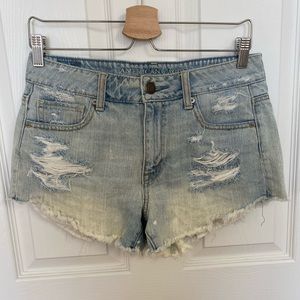 High Waisted Denim Shorts